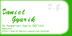 daniel gyurik business card